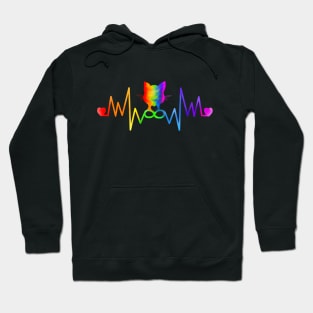 Rainbow Bridge Cat Infinity Heartbeat Hoodie